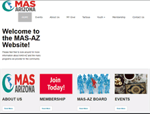 Tablet Screenshot of mas-az.org